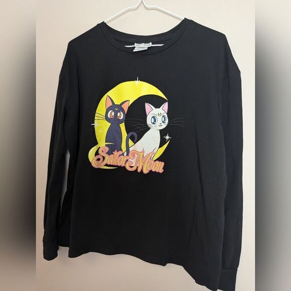 Sailor Moon Luna & Artemis Long Sleeve Tee – Size M - Picture 4 of 8